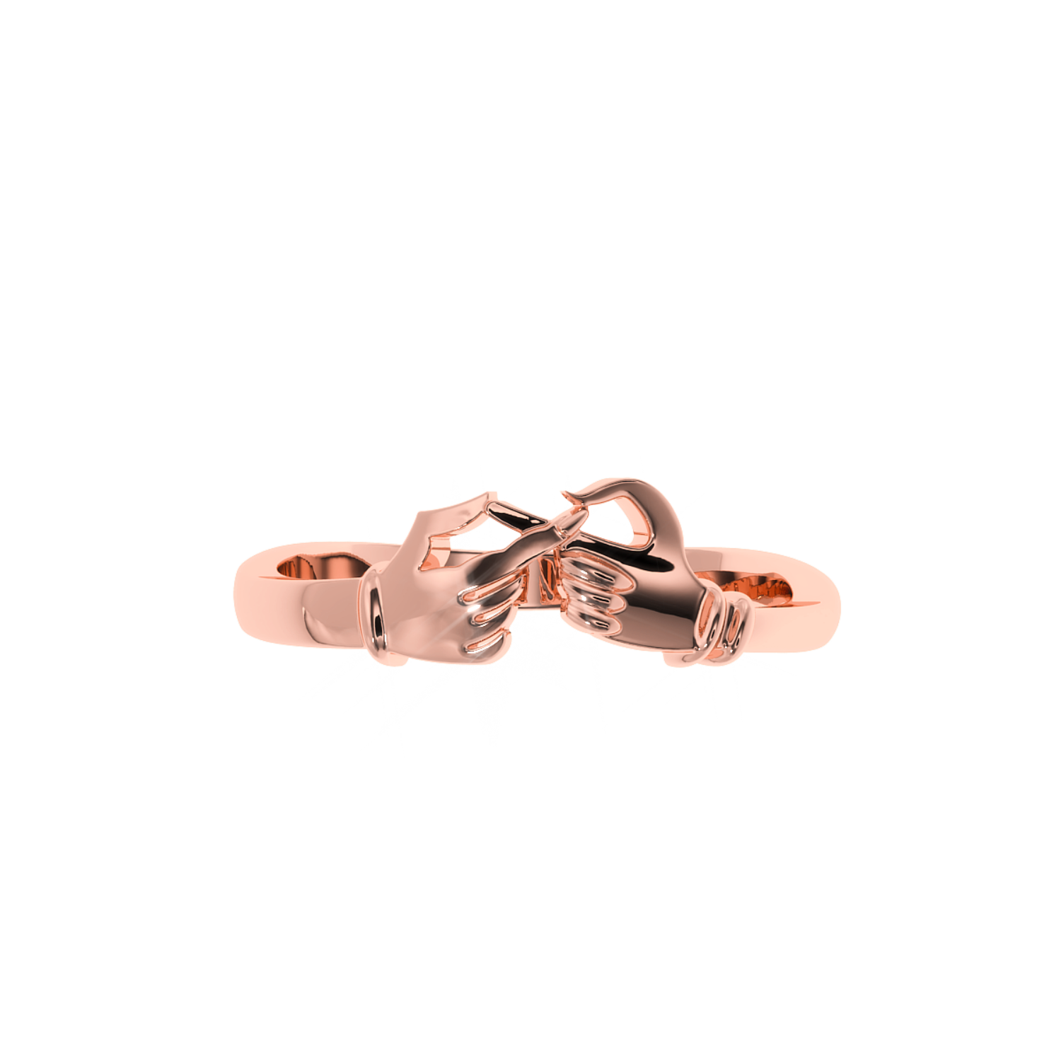 Solitairekart 14K Gold Studded Unbreakable Promise Band – 2.8g of Elegance